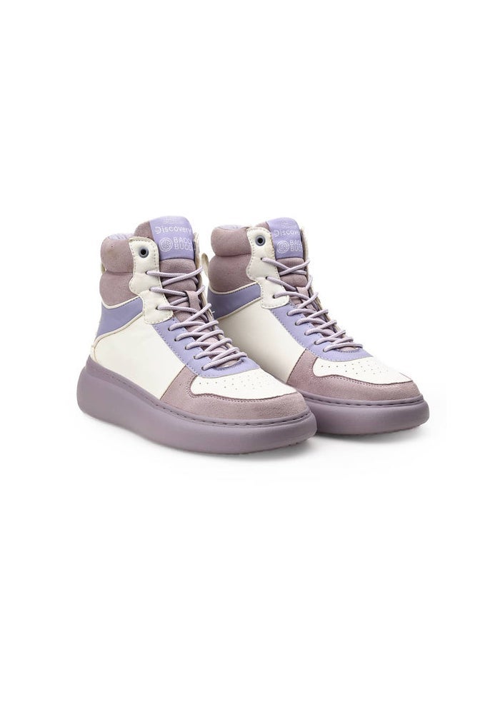 Bacca Bucci Discovery Noir Women’s High-Top Sneakers - Image 3